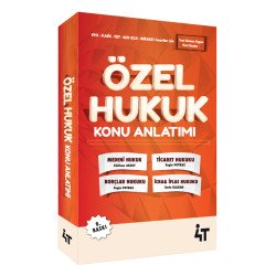 ÖZEL HUKUK KONU ANLATIMI (8. BASKI)