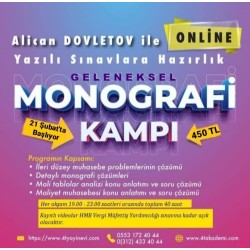 Yazılı (Klasik) Sınavlara Hazırlık  MONOGRAFİ KAMPI