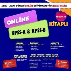 2023-2024 DÖNEMİ KPSS-A & KPSS-B ONLİNE EĞİTİM (KİTAPLAR DAHİL )