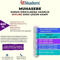 Kurum Sınavlarına Hazırlık MUHASEBE Offline Soru Çözüm Kampı