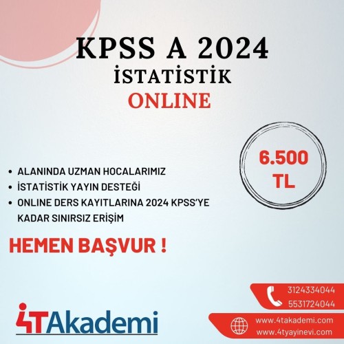 KPSS A İSTATİSTİK ONLINE 