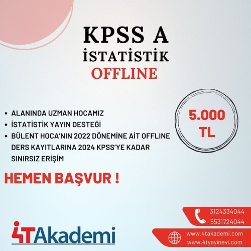 KPSS A İSTATİSTİK OFFLINE 