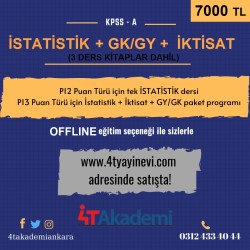 İSTATİSTİK + GK/GY  + İKTİSAT   OFFLİNE           